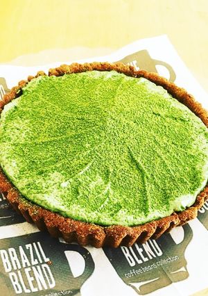 濃厚抹茶味♡モリンガの豆腐クリームタルト-レシピのメイン写真