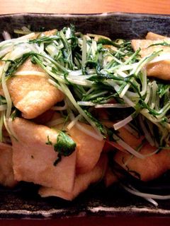 【簡単】油揚げと水菜の炒め煮-レシピのメイン写真