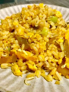 簡単10分♬高菜とジャコのパラパラ炒飯☆-レシピのメイン写真