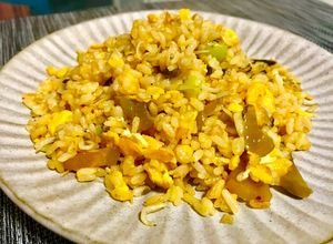 簡単10分♬高菜とジャコのパラパラ炒飯☆-レシピのメイン写真