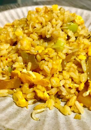 簡単10分♬高菜とジャコのパラパラ炒飯☆-レシピのメイン写真