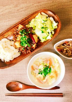 簡単アレンジ 残り物で 中華ランチ-レシピのメイン写真