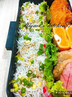お弁当に♡メチャ簡単なしらすご飯♡-レシピのメイン写真