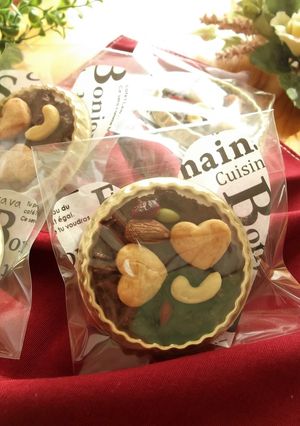 バレンタイン♪気配り入りディスクチョコ-レシピのメイン写真