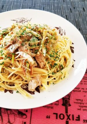 豚肉と長ネギのペペロンチーノ-レシピのメイン写真