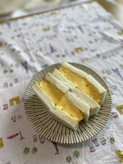 レンジで!とろける♡厚焼き玉子サンド-レシピのメイン写真