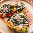 卵とチーズの粉なしお好み焼き(動画有り)