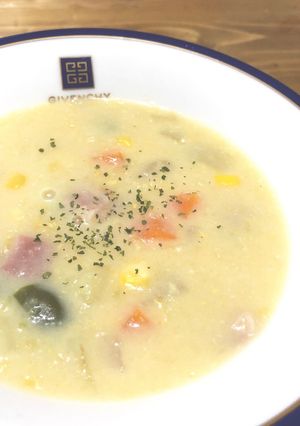 具だくさんコーンスープ-レシピのメイン写真
