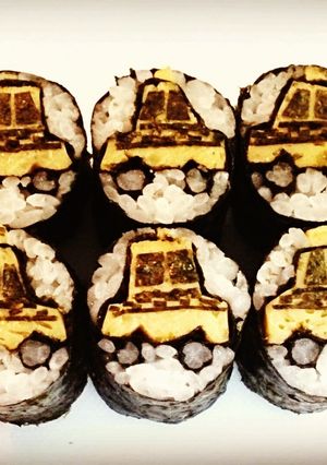 寿司型・模様巻き(イエローキャブ)-レシピのメイン写真