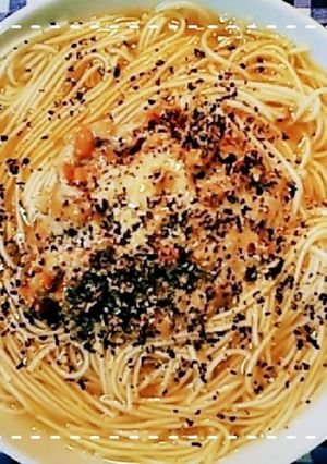 生卵で簡単！まろやか卵納豆温そうめん-レシピのメイン写真