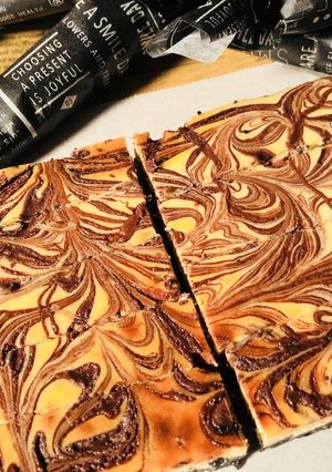 簡単❤︎チョコマーブルチーズケーキ-レシピのメイン写真