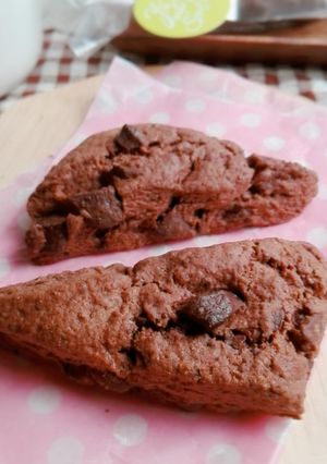 袋で混ぜるだけ‼サクサクチョコスコーン-レシピのメイン写真