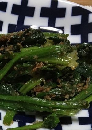かつお節で美味しい ほうれん草の胡麻和え-レシピのメイン写真