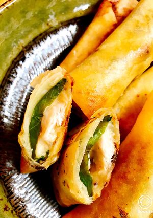 鶏胸肉の味噌チーズ春巻き♪-レシピのメイン写真