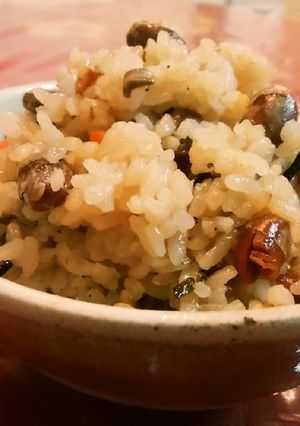 福豆の炊き込みご飯-レシピのメイン写真