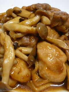 鶏ときのこのしょうが焼き-レシピのメイン写真