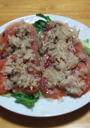 簡単さっぱりトマトサラダ-レシピのメイン写真