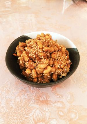 豆まきの余り福豆で＊ピーナツ味噌風-レシピのメイン写真