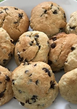 材料４つ！ＨMで作るチョコチップスコーン-レシピのメイン写真