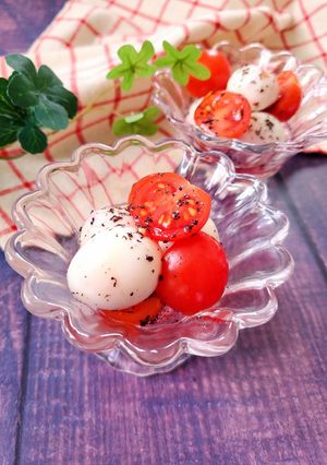 うずらの卵とミニトマトのゆかり漬け-レシピのメイン写真