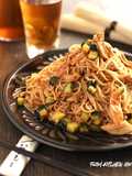 ピリ辛☆そうめん♫棒棒鶏風