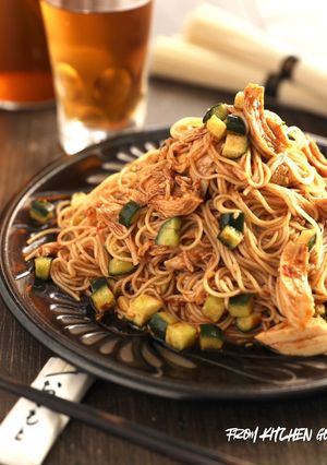 ピリ辛☆そうめん♫棒棒鶏風-レシピのメイン写真