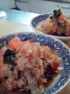 大量消費!③わかめと玉葱スライスサラダ-レシピのメイン写真