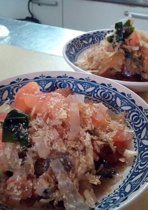 大量消費！③わかめと玉葱スライスサラダ-レシピのメイン写真