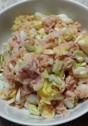 キャベツとシーチキンのレモンサラダ-レシピのメイン写真