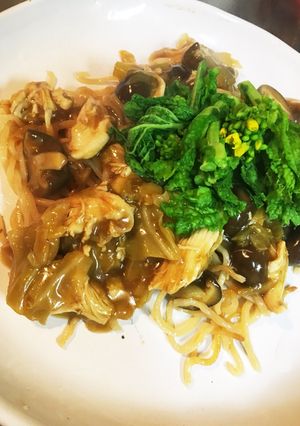 なばなのカレーあんかけ焼そば(^^)-レシピのメイン写真