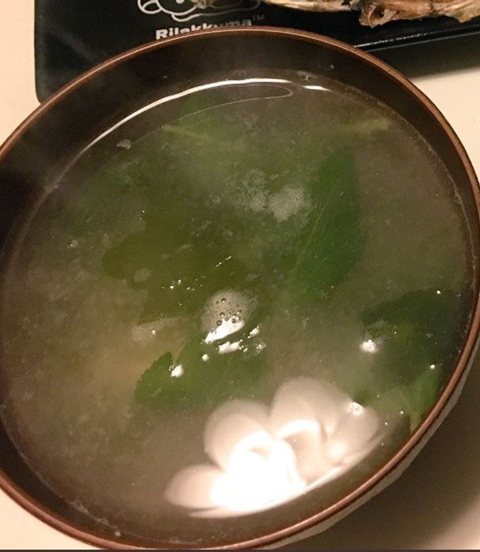 明日葉のお味噌汁-レシピのメイン写真