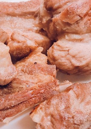 圧力鍋て柔らかい！豚スペアリブステーキ-レシピのメイン写真