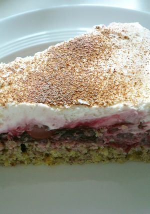 さくらんぼのサワークリームケーキ-レシピのメイン写真