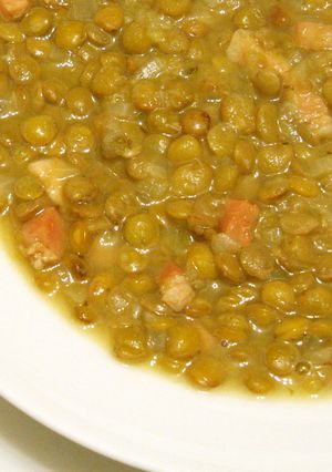 レンチェフーゼレーク（レンズ豆シチュー）-レシピのメイン写真