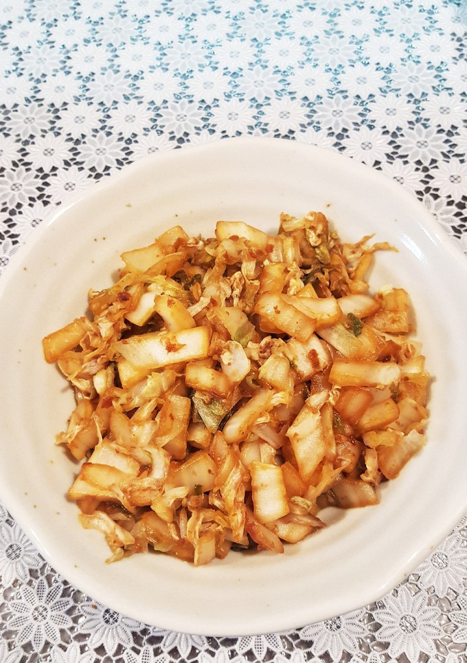 古漬け白菜の油炒め-レシピのメイン写真