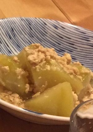 はやと瓜の鶏そぼろ煮-レシピのメイン写真