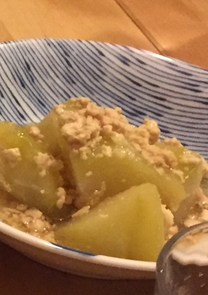 はやと瓜の鶏そぼろ煮-レシピのメイン写真