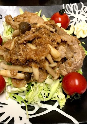 林檎たっぷり！我が家のカフェ風生姜焼き-レシピのメイン写真