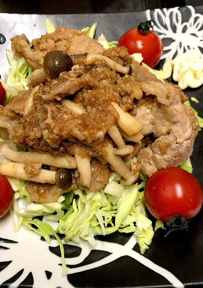 林檎たっぷり！我が家のカフェ風生姜焼き-レシピのメイン写真