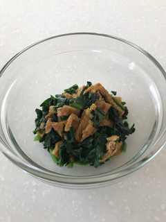 レンジで簡単!ほうれん草の煮浸し-レシピのメイン写真