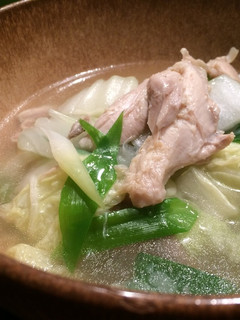 骨付きモモ肉で☆あっさりチキンスープ-レシピのメイン写真