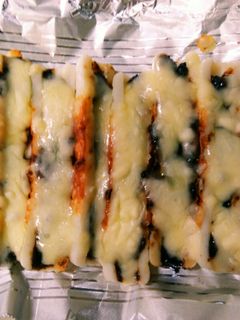 簡単♪ちくわに海苔の佃煮チーズ焼き-レシピのメイン写真