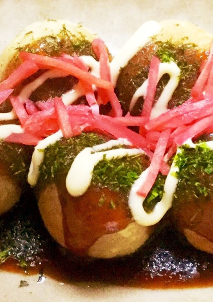 れんこんボールのたこ焼き風-レシピのメイン写真