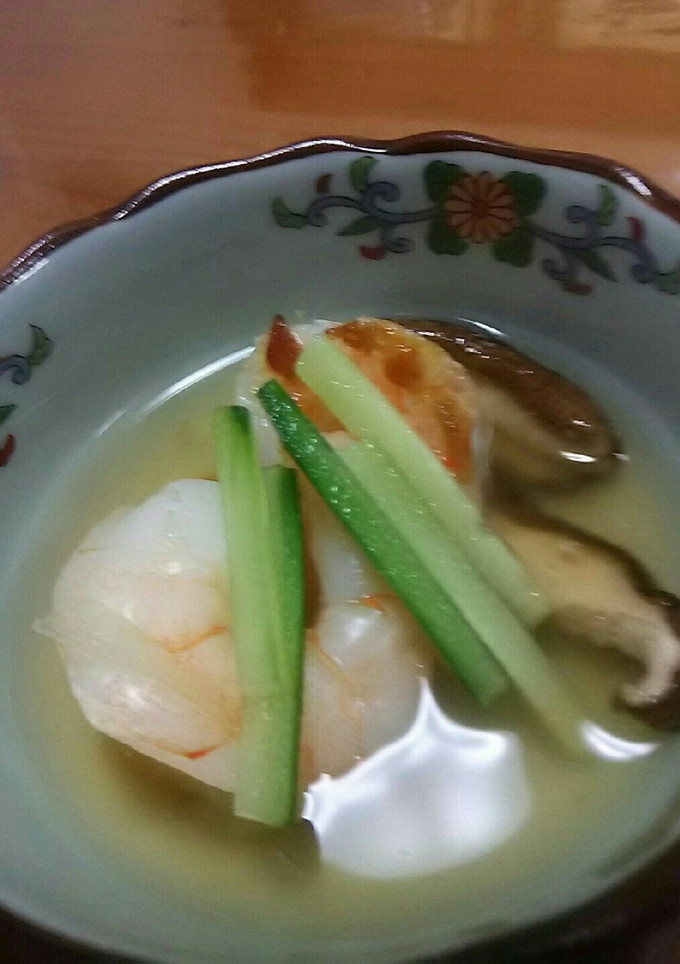 海老と椎茸の焼きびたし-レシピのメイン写真