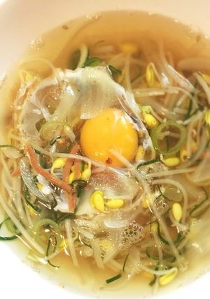 簡単韓国料理 コンナムルクッパ콩나물국밥-レシピのメイン写真