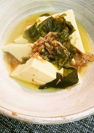高野豆腐とワカメ煮-レシピのメイン写真