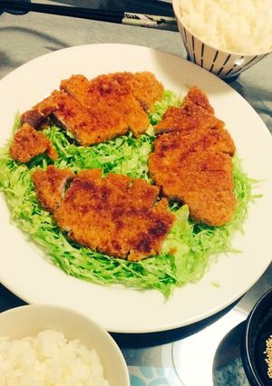 フライパンで揚げないトンカツ♪-レシピのメイン写真