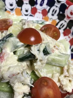 カニとじゃがいものサラダ-レシピのメイン写真