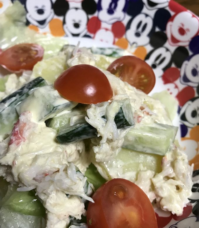 カニとじゃがいものサラダ by あつこくま 【クックパッド】 簡単