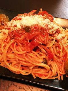 お手軽♪トマトソース で きのこパスタ-レシピのメイン写真